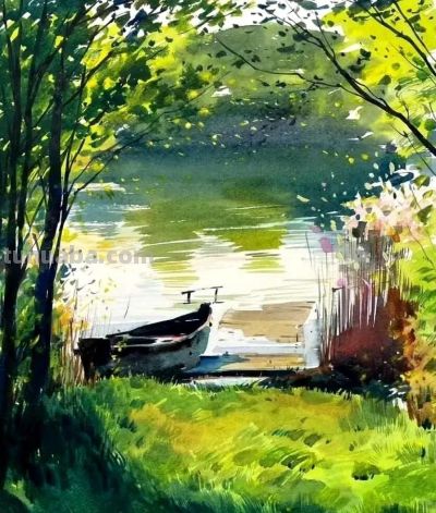 亮丽光影｜当代青年画家東俊達Syunda Azuma风景水彩画欣赏 - 图画吧TUHUABA