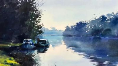 亮丽光影｜当代青年画家東俊達Syunda Azuma风景水彩画欣赏 - 图画吧TUHUABA