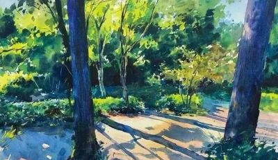 亮丽光影｜当代青年画家東俊達Syunda Azuma风景水彩画欣赏 - 图画吧TUHUABA