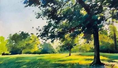 亮丽光影｜当代青年画家東俊達Syunda Azuma风景水彩画欣赏 - 图画吧TUHUABA