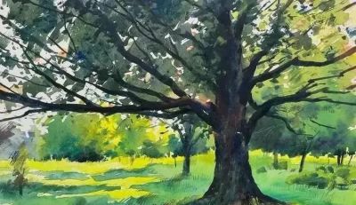 亮丽光影｜当代青年画家東俊達Syunda Azuma风景水彩画欣赏 - 图画吧TUHUABA