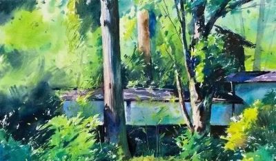 亮丽光影｜当代青年画家東俊達Syunda Azuma风景水彩画欣赏 - 图画吧TUHUABA