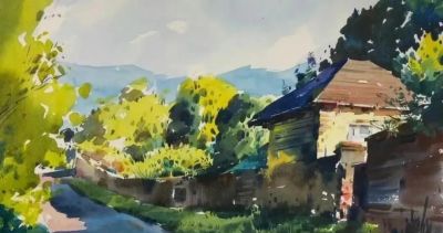 亮丽光影｜当代青年画家東俊達Syunda Azuma风景水彩画欣赏 - 图画吧TUHUABA