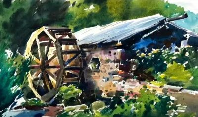 亮丽光影｜当代青年画家東俊達Syunda Azuma风景水彩画欣赏 - 图画吧TUHUABA