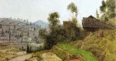 黔东南田间地头的风景，水彩画家王建彬作品赏 - 图画吧TUHUABA