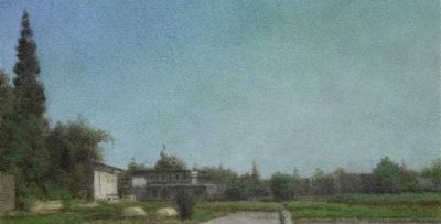 黔东南田间地头的风景，水彩画家王建彬作品赏 - 图画吧TUHUABA