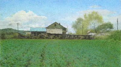 黔东南田间地头的风景，水彩画家王建彬作品赏 - 图画吧TUHUABA