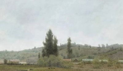 黔东南田间地头的风景，水彩画家王建彬作品赏 - 图画吧TUHUABA