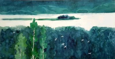 名家作品欣赏|古元水彩风景20幅 - 今日头条