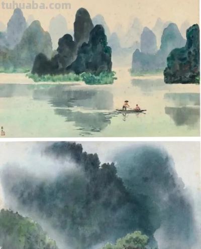 名家作品欣赏|古元水彩风景20幅 - 图画吧TUHUABA