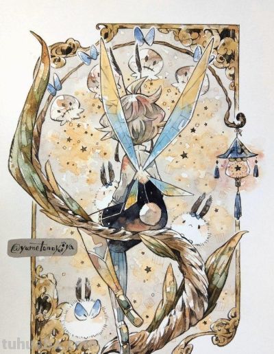 清新水彩插画艺术 ​​​ - 图画吧TUHUABA