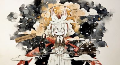 清新水彩插画艺术 ​​​ - 图画吧TUHUABA