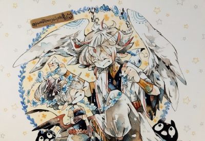 清新水彩插画艺术 ​​​ - 图画吧TUHUABA