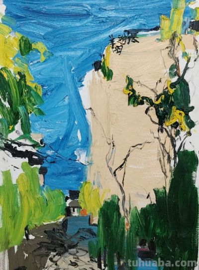张鸿翔油画作品欣赏 - 图画吧TUHUABA