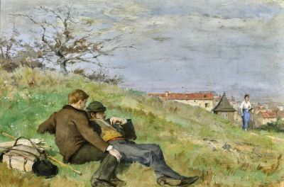 Émile Friant作品精选，19世纪重要法国画家 - 图画吧TUHUABA