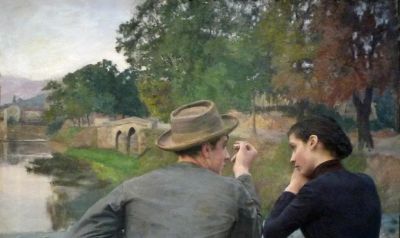 Émile Friant作品精选，19世纪重要法国画家 - 图画吧TUHUABA