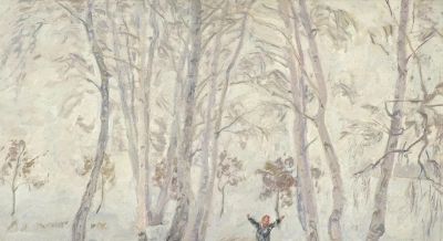 20幅 苏联画家的冬季风景油画 - 图画吧TUHUABA