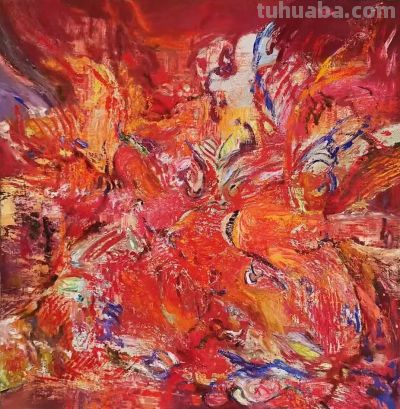 狂放激烈的笔触：贺鉴铭 | 巴黎“回声：当代艺术展” - 图画吧TUHUABA