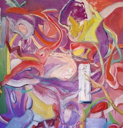 狂放激烈的笔触：贺鉴铭 | 巴黎“回声：当代艺术展” - 图画吧TUHUABA