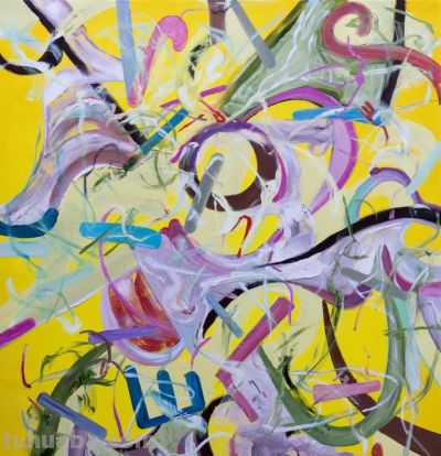 狂放激烈的笔触：贺鉴铭 | 巴黎“回声：当代艺术展” - 图画吧TUHUABA