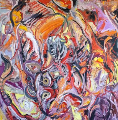 狂放激烈的笔触：贺鉴铭 | 巴黎“回声：当代艺术展” - 图画吧TUHUABA