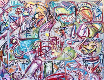 狂放激烈的笔触：贺鉴铭 | 巴黎“回声：当代艺术展” - 图画吧TUHUABA