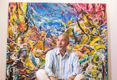 狂放激烈的笔触：贺鉴铭 | 巴黎“回声：当代艺术展” - 图画吧TUHUABA