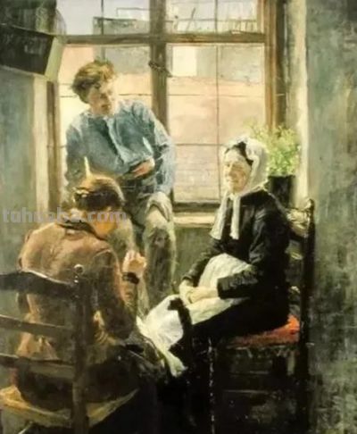 旧时光里的记忆｜德国画豪弗里茨油画作品欣赏 - 图画吧TUHUABA