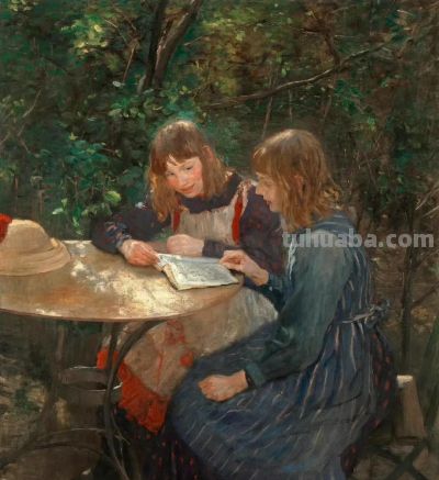 旧时光里的记忆｜德国画豪弗里茨油画作品欣赏 - 图画吧TUHUABA