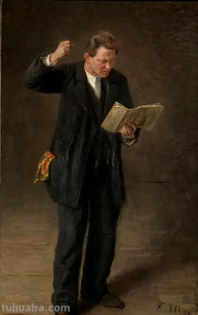 旧时光里的记忆｜德国画豪弗里茨油画作品欣赏 - 图画吧TUHUABA