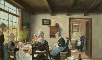 旧时光里的记忆｜德国画豪弗里茨油画作品欣赏 - 图画吧TUHUABA