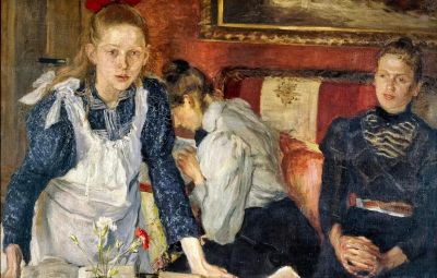 旧时光里的记忆｜德国画豪弗里茨油画作品欣赏 - 图画吧TUHUABA