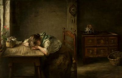 旧时光里的记忆｜德国画豪弗里茨油画作品欣赏 - 图画吧TUHUABA