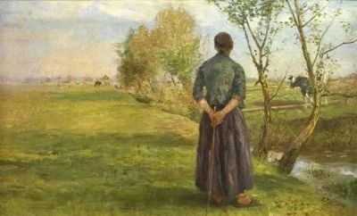 旧时光里的记忆｜德国画豪弗里茨油画作品欣赏 - 图画吧TUHUABA