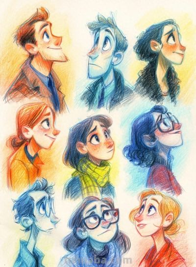 表情包丨北纬29度人物表情速写头像分享 - 今日头条