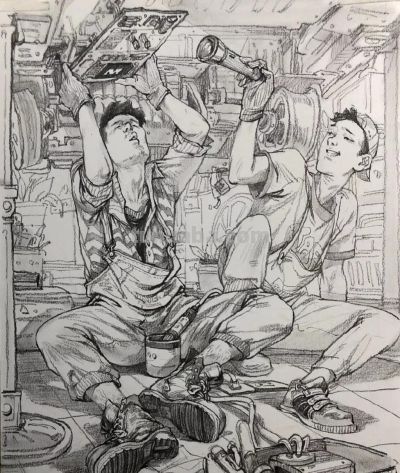 速写场景作品参考 - 图画吧TUHUABA