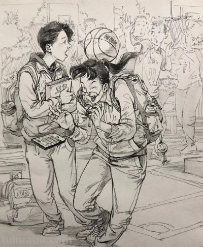 速写场景作品参考 - 图画吧TUHUABA