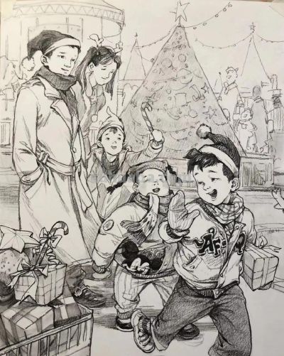 速写场景作品参考 - 图画吧TUHUABA