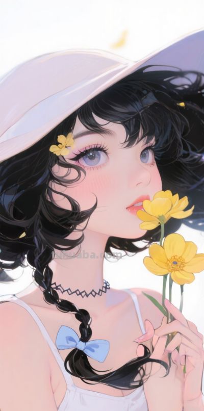 二次元动漫壁纸女｜原地孤芳自赏，不如自由盛放。 - 图画吧TUHUABA