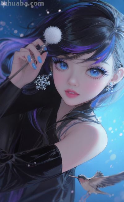 二次元动漫壁纸女｜原地孤芳自赏，不如自由盛放。 - 图画吧TUHUABA