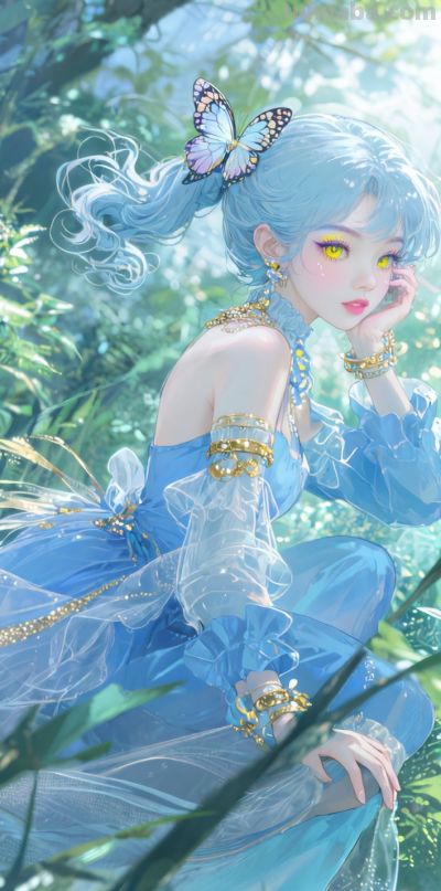 二次元动漫壁纸女｜原地孤芳自赏，不如自由盛放。 - 图画吧TUHUABA