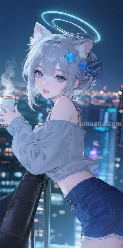 二次元动漫壁纸女｜原地孤芳自赏，不如自由盛放。 - 图画吧TUHUABA