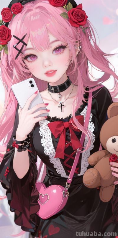 二次元动漫壁纸女｜原地孤芳自赏，不如自由盛放。 - 图画吧TUHUABA