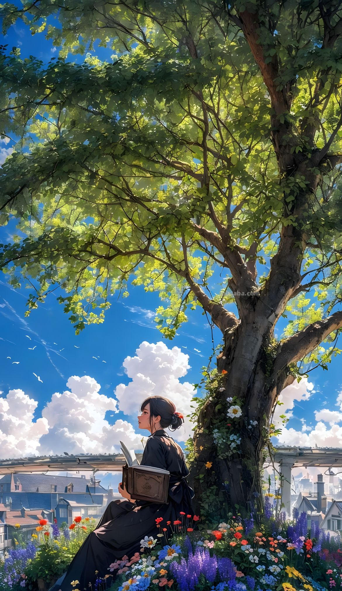 8K壁纸：宫崎骏壁纸分享，治愈系动漫壁纸，二次元美图 - 图画吧TUHUABA