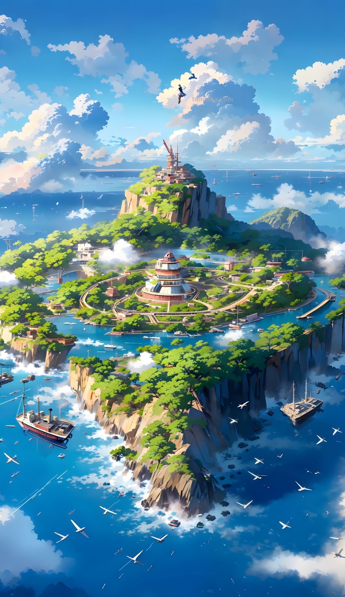 8K壁纸：宫崎骏壁纸分享，治愈系动漫壁纸，二次元美图 - 图画吧TUHUABA