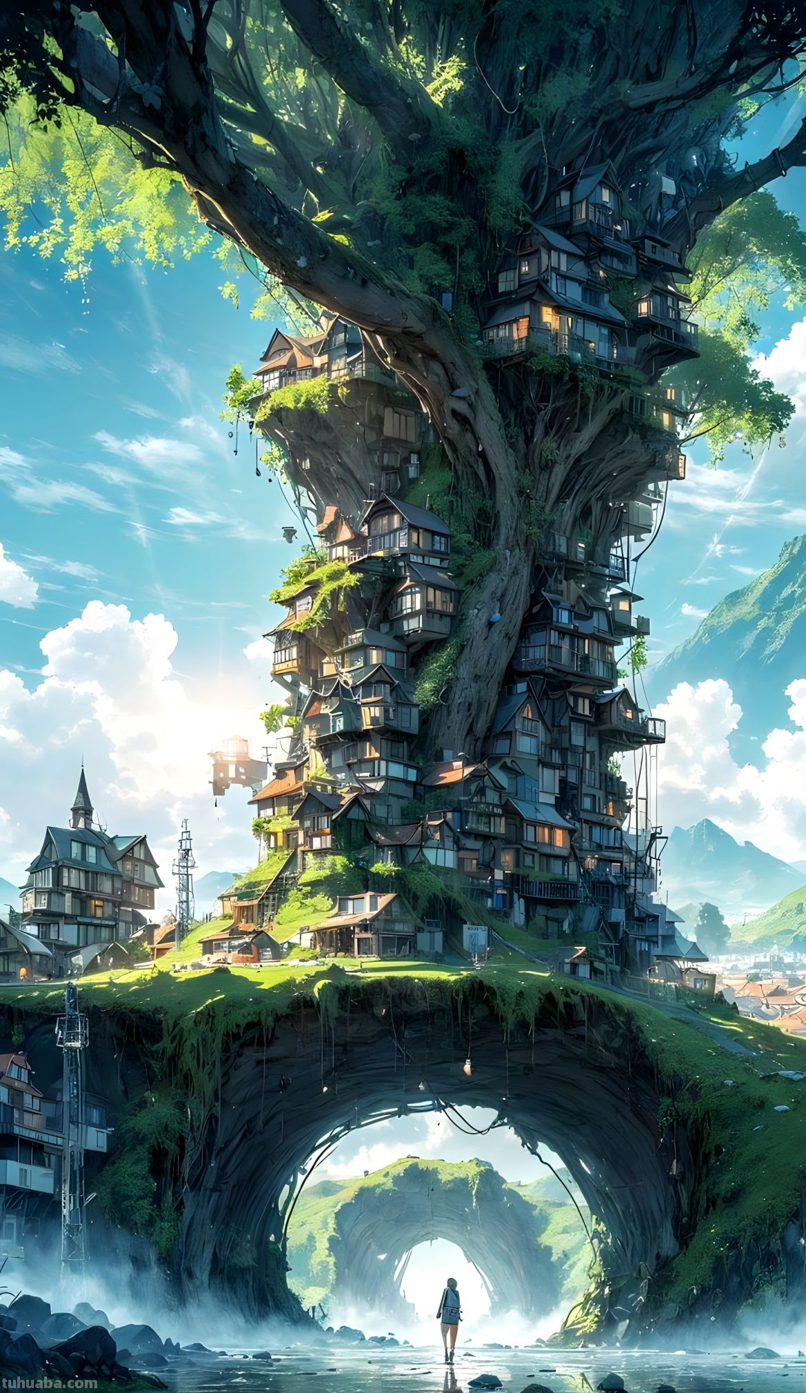 8K壁纸：宫崎骏壁纸分享，治愈系动漫壁纸，二次元美图 - 图画吧TUHUABA