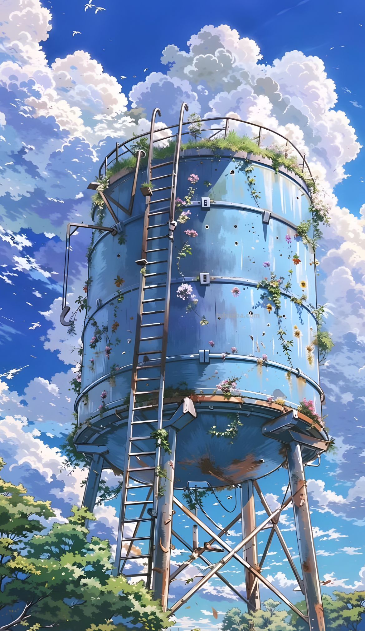 8K壁纸：宫崎骏壁纸分享，治愈系动漫壁纸，二次元美图 - 图画吧TUHUABA