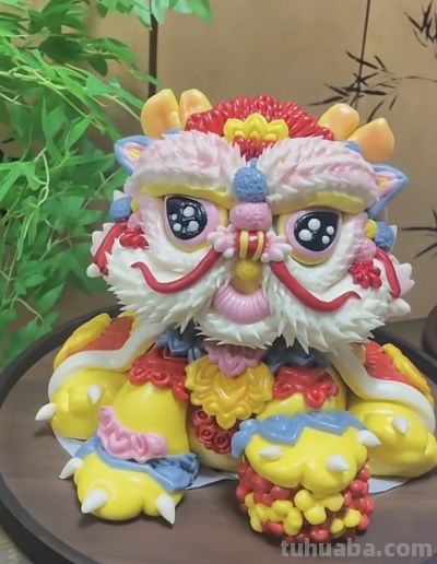 面团变醒狮！手艺人把花馍玩成艺术品，传统民俗潮到起飞 - 图画吧TUHUABA