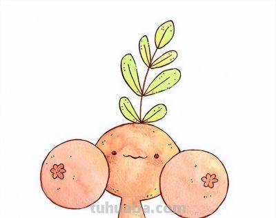 果蔬简笔画拟人娃娃 - 图画吧TUHUABA