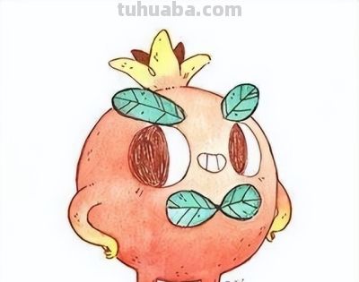 果蔬简笔画拟人娃娃 - 图画吧TUHUABA